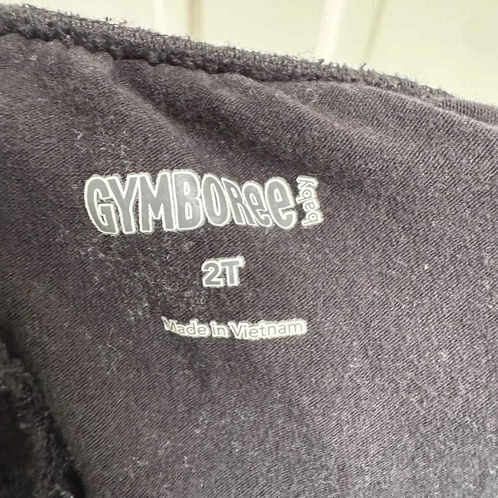 Gymboree 2T Girls Black and White Star Pattern Stretch Comfort Leggings Pants